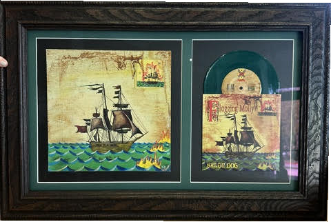 Music Artwork from the collection, including its frame