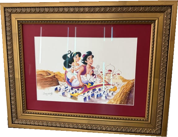 Movie Artwork from the collection, including its frame